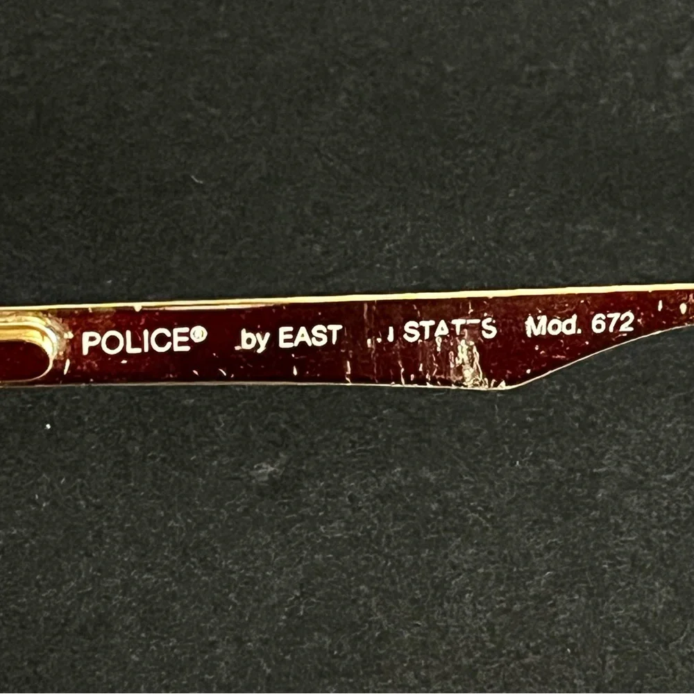 Police Eastern States Sunglasses Mod 672 Italy - AS IS